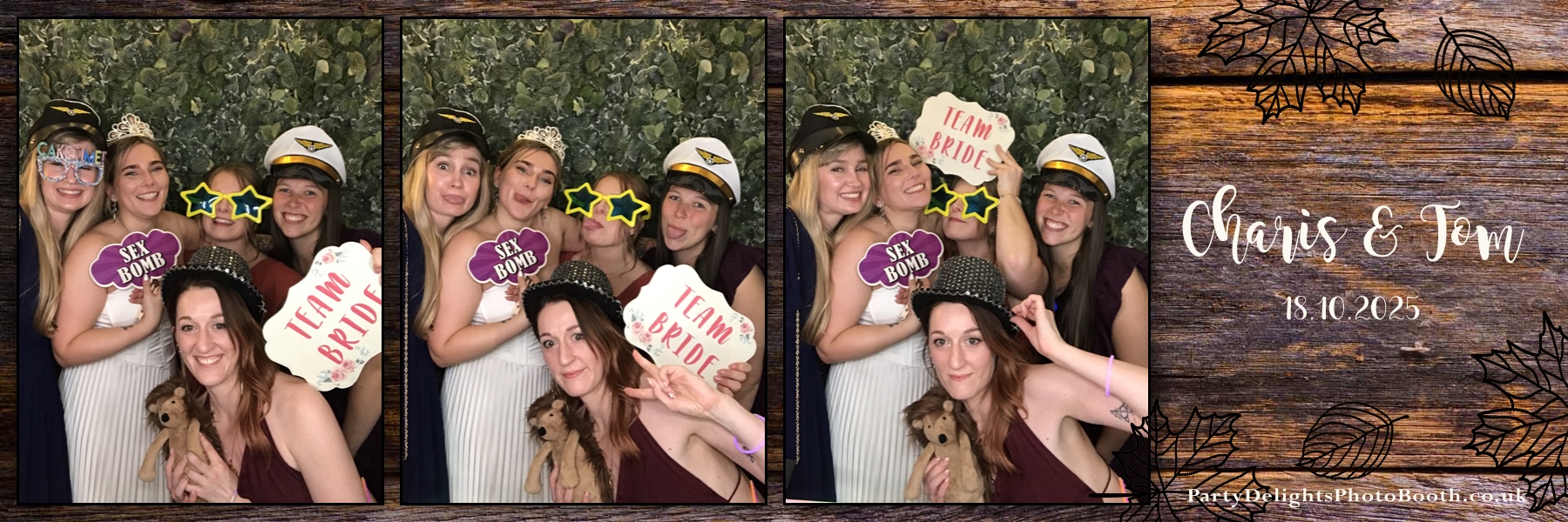 Charis & Toms Wedding | View more photos from the event at gallery.partydelightsphotobooth.co.uk/u/PartyDelightsPhotoBooth/Charis-Toms-Wedding