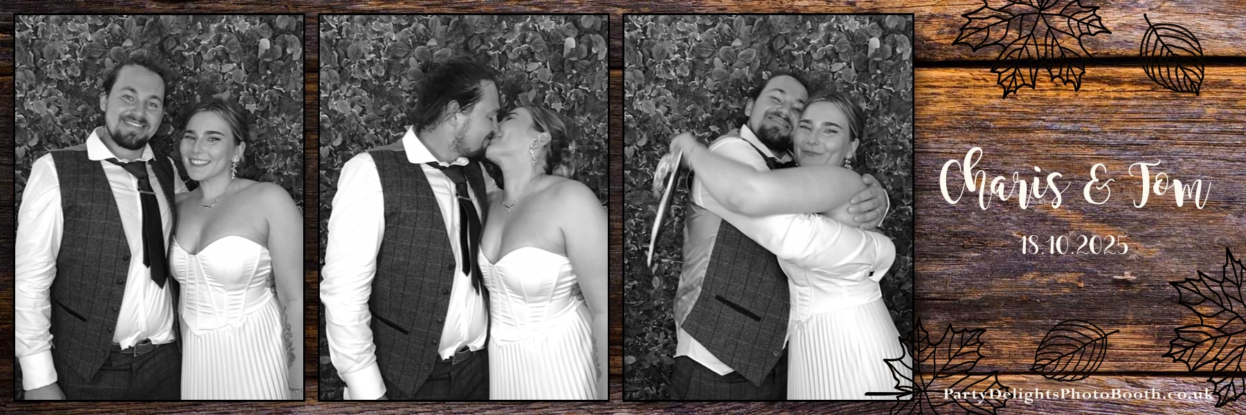 Charis & Toms Wedding | View more photos from the event at gallery.partydelightsphotobooth.co.uk/u/PartyDelightsPhotoBooth/Charis-Toms-Wedding