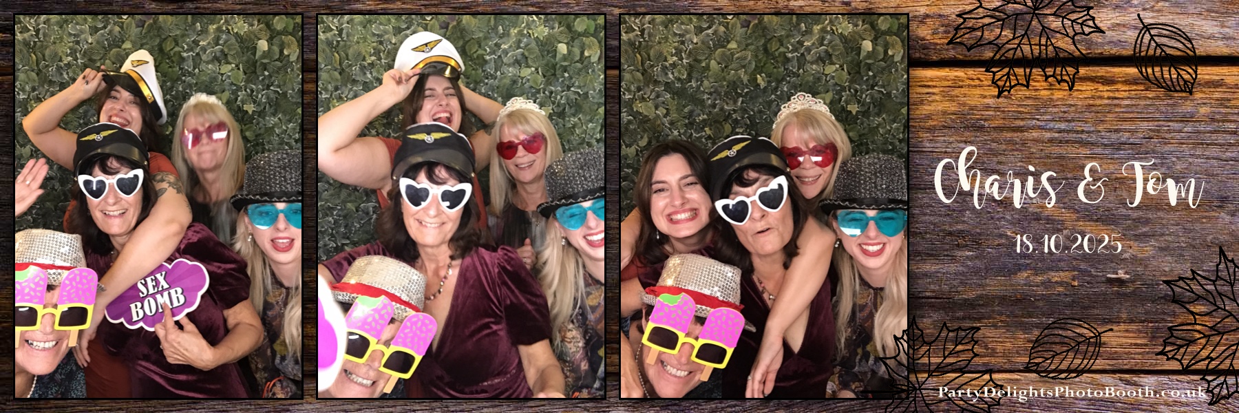 Charis & Toms Wedding | View more photos from the event at gallery.partydelightsphotobooth.co.uk/u/PartyDelightsPhotoBooth/Charis-Toms-Wedding