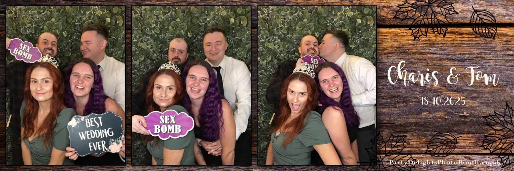 Charis & Toms Wedding | View more photos from the event at gallery.partydelightsphotobooth.co.uk/u/PartyDelightsPhotoBooth/Charis-Toms-Wedding