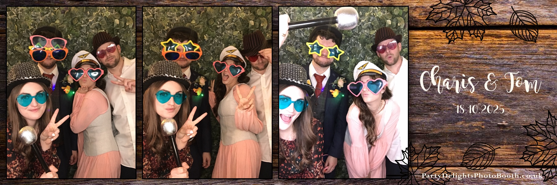 Charis & Toms Wedding | View more photos from the event at gallery.partydelightsphotobooth.co.uk/u/PartyDelightsPhotoBooth/Charis-Toms-Wedding