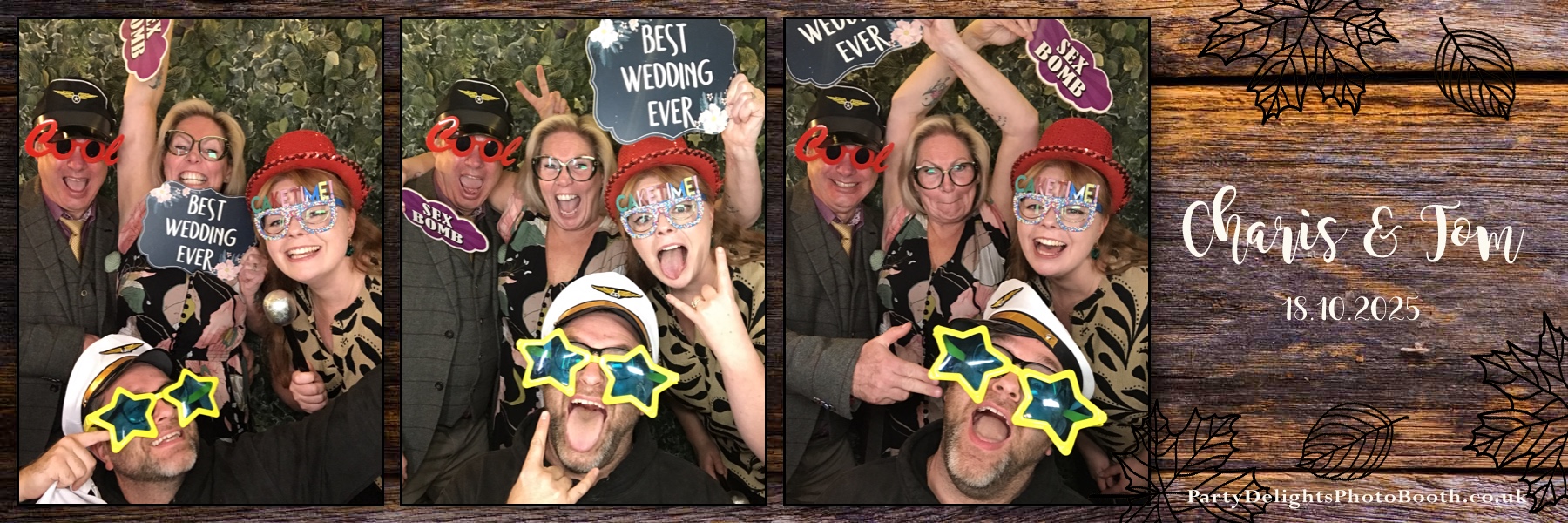 Charis & Toms Wedding | View more photos from the event at gallery.partydelightsphotobooth.co.uk/u/PartyDelightsPhotoBooth/Charis-Toms-Wedding