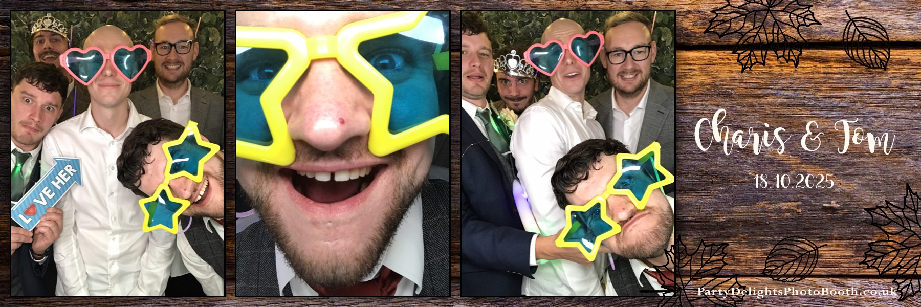 Charis & Toms Wedding | View more photos from the event at gallery.partydelightsphotobooth.co.uk/u/PartyDelightsPhotoBooth/Charis-Toms-Wedding