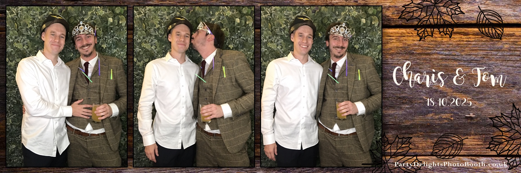 Charis & Toms Wedding | View more photos from the event at gallery.partydelightsphotobooth.co.uk/u/PartyDelightsPhotoBooth/Charis-Toms-Wedding