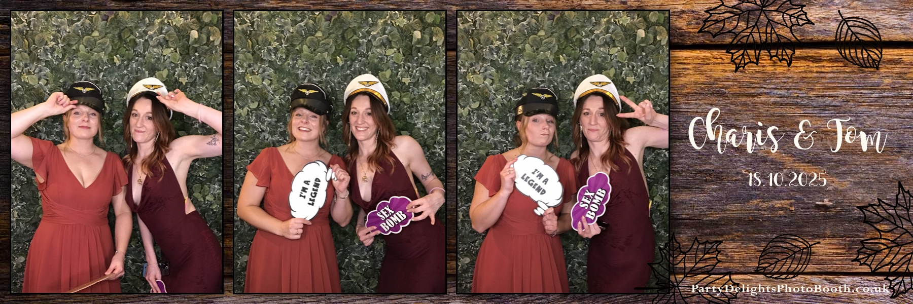 Charis & Toms Wedding | View more photos from the event at gallery.partydelightsphotobooth.co.uk/u/PartyDelightsPhotoBooth/Charis-Toms-Wedding