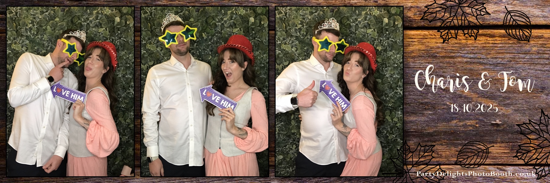 Charis & Toms Wedding | View more photos from the event at gallery.partydelightsphotobooth.co.uk/u/PartyDelightsPhotoBooth/Charis-Toms-Wedding