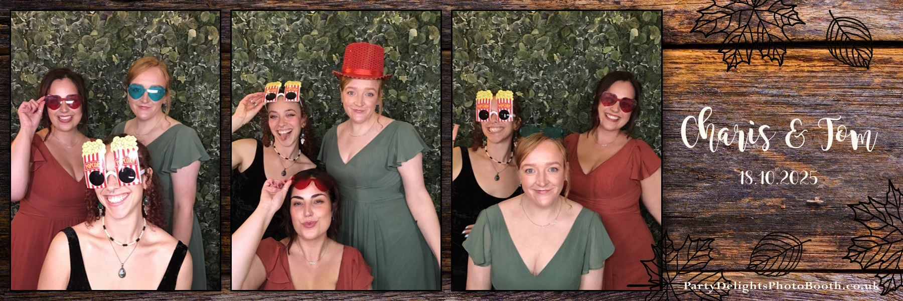 Charis & Toms Wedding | View more photos from the event at gallery.partydelightsphotobooth.co.uk/u/PartyDelightsPhotoBooth/Charis-Toms-Wedding