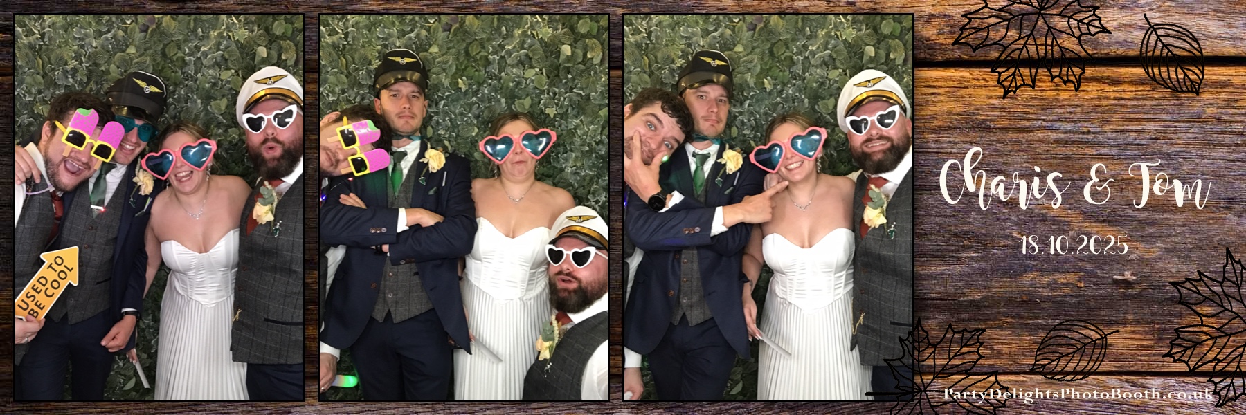 Charis & Toms Wedding | View more photos from the event at gallery.partydelightsphotobooth.co.uk/u/PartyDelightsPhotoBooth/Charis-Toms-Wedding