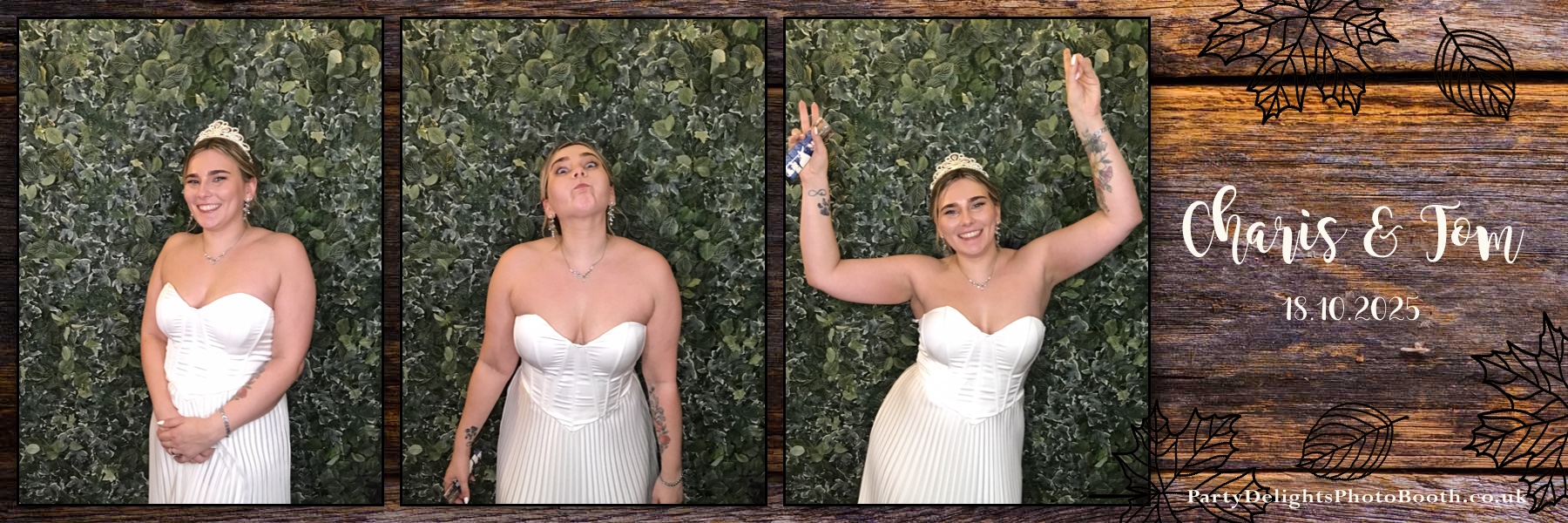 Charis & Toms Wedding | View more photos from the event at gallery.partydelightsphotobooth.co.uk/u/PartyDelightsPhotoBooth/Charis-Toms-Wedding