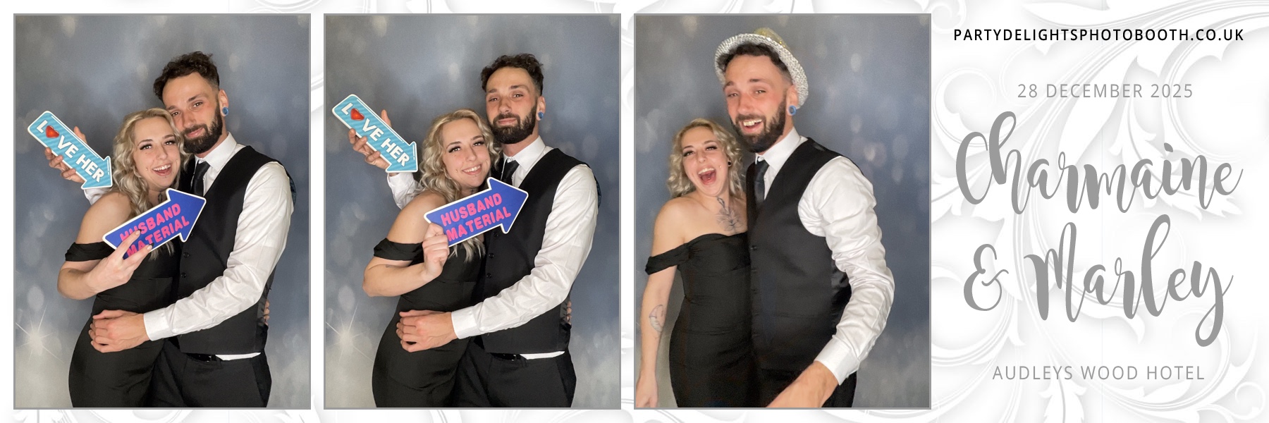 Charmaine & Marley’s Wedding | View more photos from the event at gallery.partydelightsphotobooth.co.uk/u/PartyDelightsPhotoBooth/Charmaine-Marley’s-Wedding