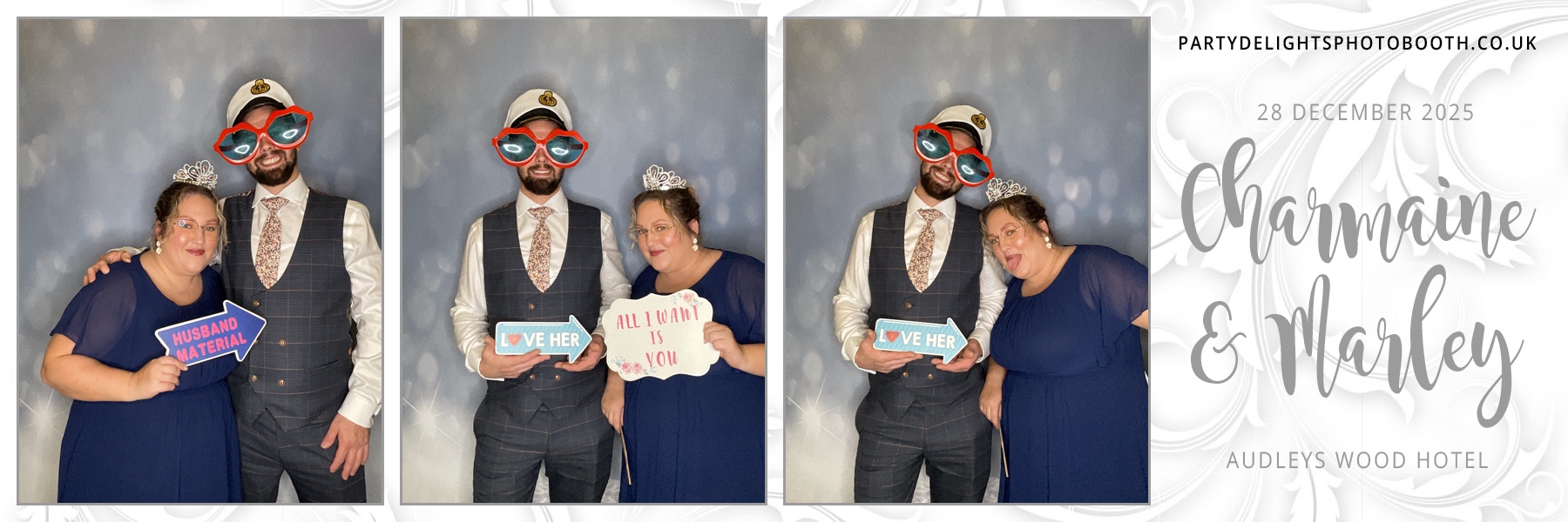 Charmaine & Marley’s Wedding | View more photos from the event at gallery.partydelightsphotobooth.co.uk/u/PartyDelightsPhotoBooth/Charmaine-Marley’s-Wedding