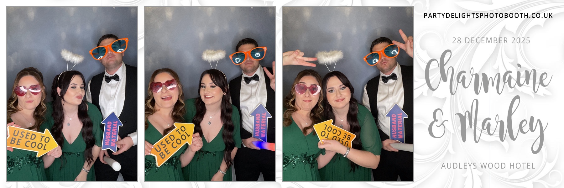 Charmaine & Marley’s Wedding | View more photos from the event at gallery.partydelightsphotobooth.co.uk/u/PartyDelightsPhotoBooth/Charmaine-Marley’s-Wedding