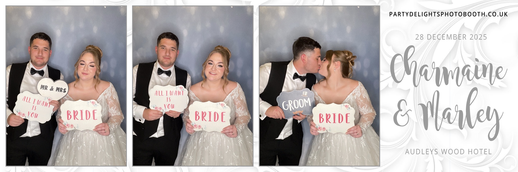 Charmaine & Marley’s Wedding | View more photos from the event at gallery.partydelightsphotobooth.co.uk/u/PartyDelightsPhotoBooth/Charmaine-Marley’s-Wedding