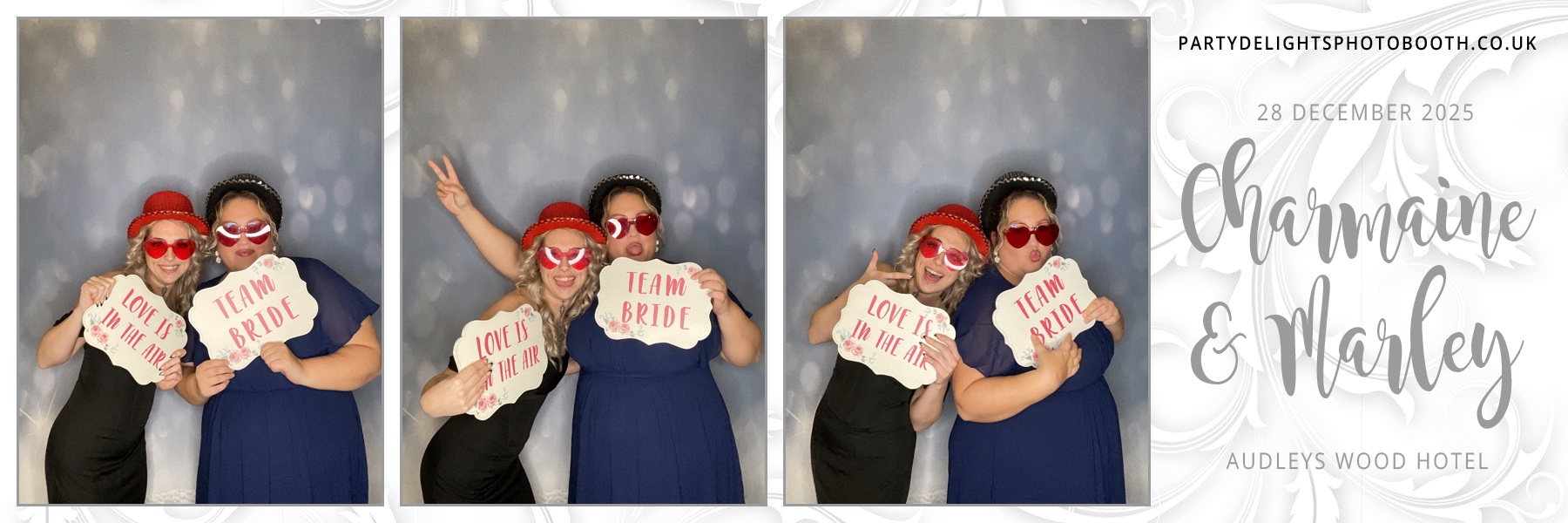 Charmaine & Marley’s Wedding | View more photos from the event at gallery.partydelightsphotobooth.co.uk/u/PartyDelightsPhotoBooth/Charmaine-Marley’s-Wedding
