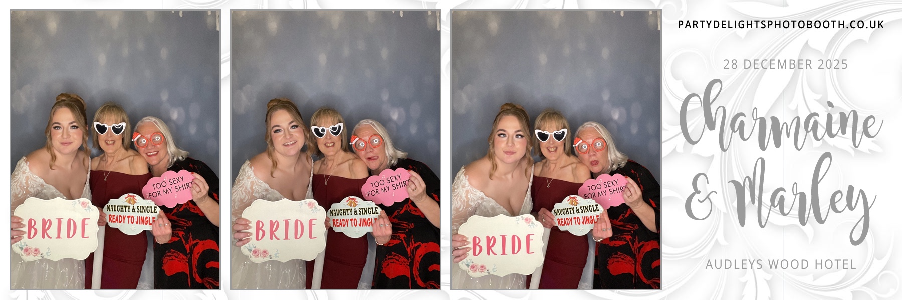 Charmaine & Marley’s Wedding | View more photos from the event at gallery.partydelightsphotobooth.co.uk/u/PartyDelightsPhotoBooth/Charmaine-Marley’s-Wedding