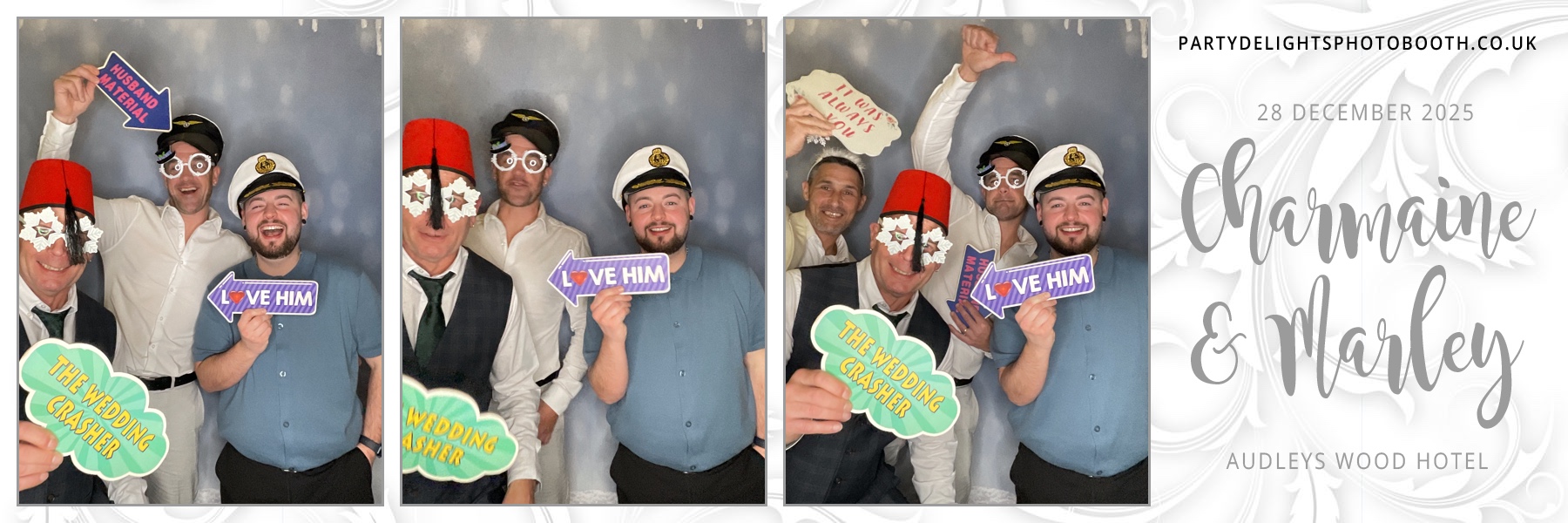 Charmaine & Marley’s Wedding | View more photos from the event at gallery.partydelightsphotobooth.co.uk/u/PartyDelightsPhotoBooth/Charmaine-Marley’s-Wedding