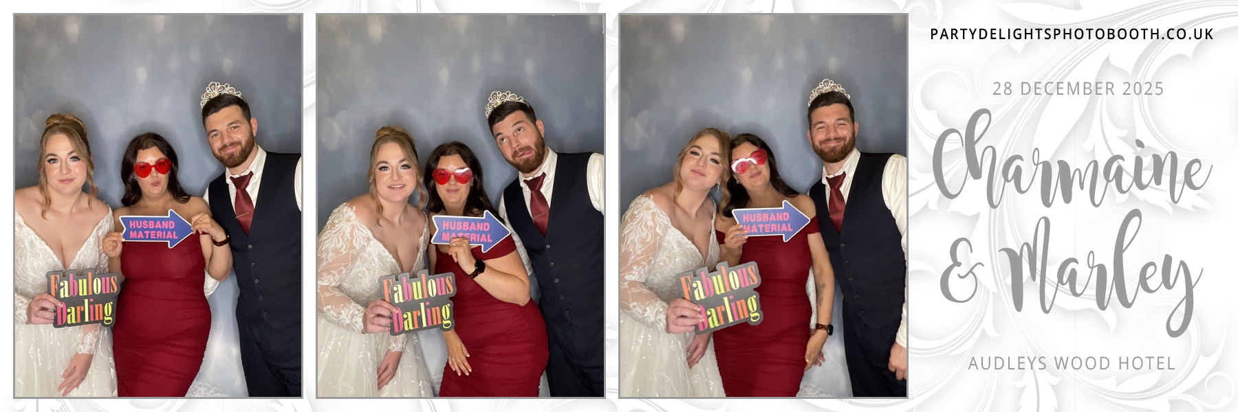 Charmaine & Marley’s Wedding | View more photos from the event at gallery.partydelightsphotobooth.co.uk/u/PartyDelightsPhotoBooth/Charmaine-Marley’s-Wedding