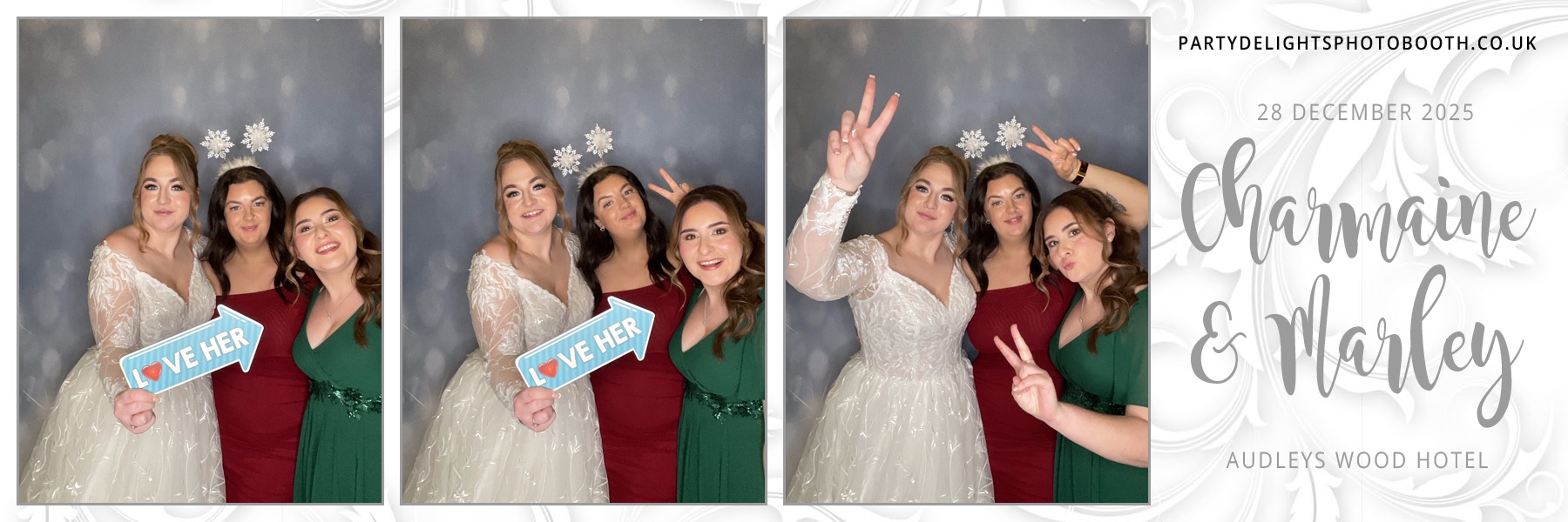 Charmaine & Marley’s Wedding | View more photos from the event at gallery.partydelightsphotobooth.co.uk/u/PartyDelightsPhotoBooth/Charmaine-Marley’s-Wedding