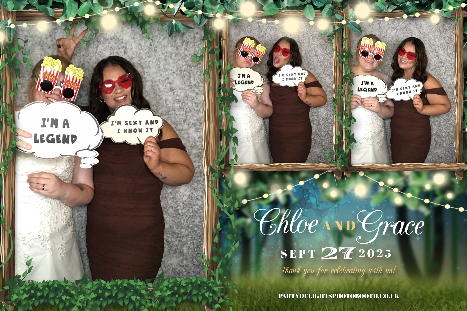 Chloe & Grace’s Wedding | View more photos from the event at gallery.partydelightsphotobooth.co.uk/u/PartyDelightsPhotoBooth/Chloe-Grace’s-Wedding