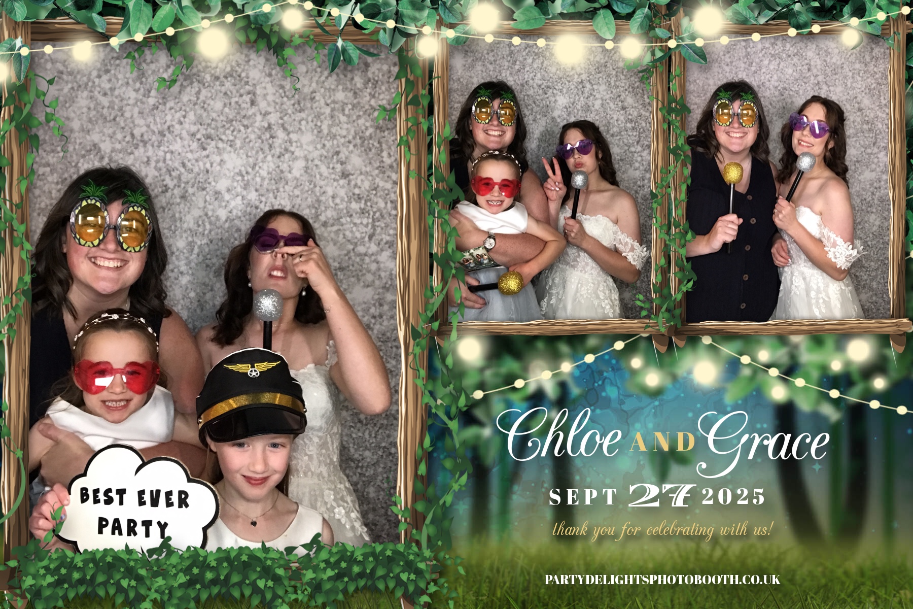 Chloe & Grace’s Wedding | View more photos from the event at gallery.partydelightsphotobooth.co.uk/u/PartyDelightsPhotoBooth/Chloe-Grace’s-Wedding