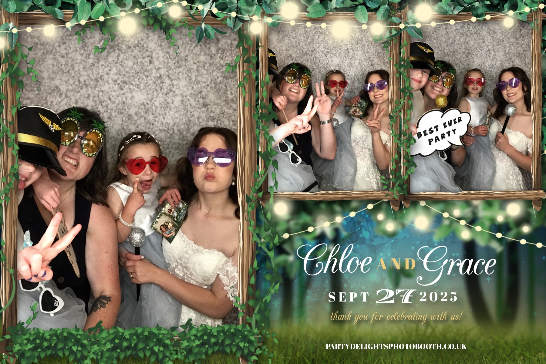 Chloe & Grace’s Wedding | View more photos from the event at gallery.partydelightsphotobooth.co.uk/u/PartyDelightsPhotoBooth/Chloe-Grace’s-Wedding