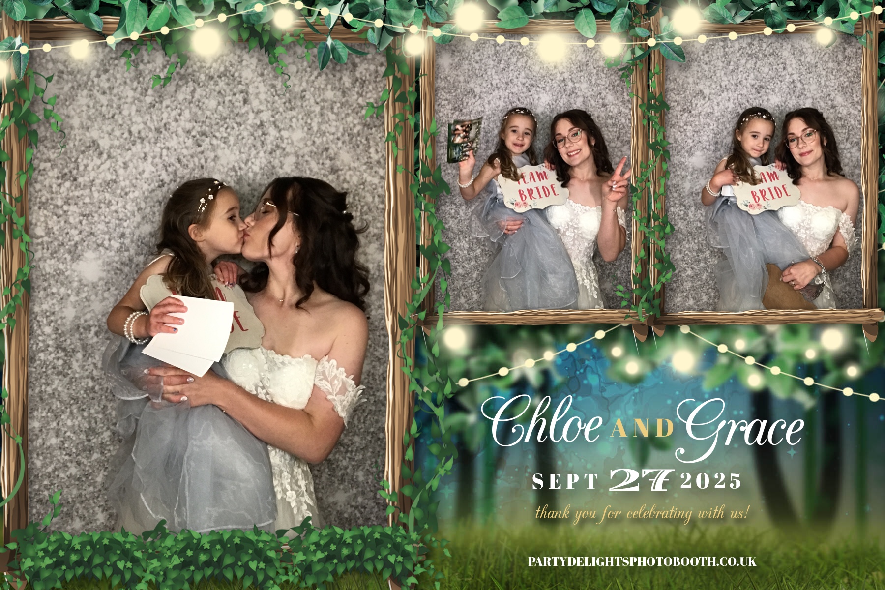 Chloe & Grace’s Wedding | View more photos from the event at gallery.partydelightsphotobooth.co.uk/u/PartyDelightsPhotoBooth/Chloe-Grace’s-Wedding