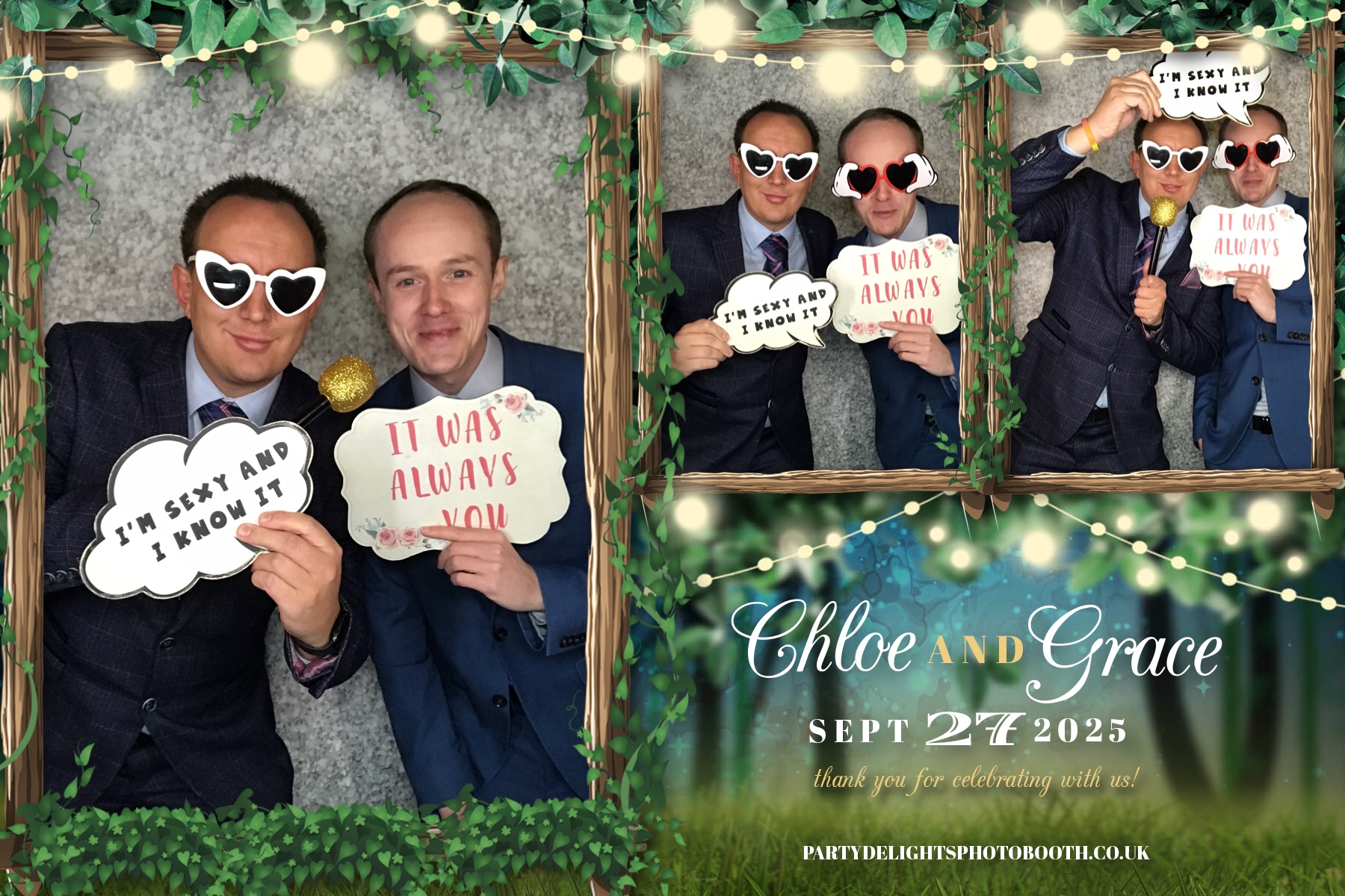 Chloe & Grace’s Wedding | View more photos from the event at gallery.partydelightsphotobooth.co.uk/u/PartyDelightsPhotoBooth/Chloe-Grace’s-Wedding