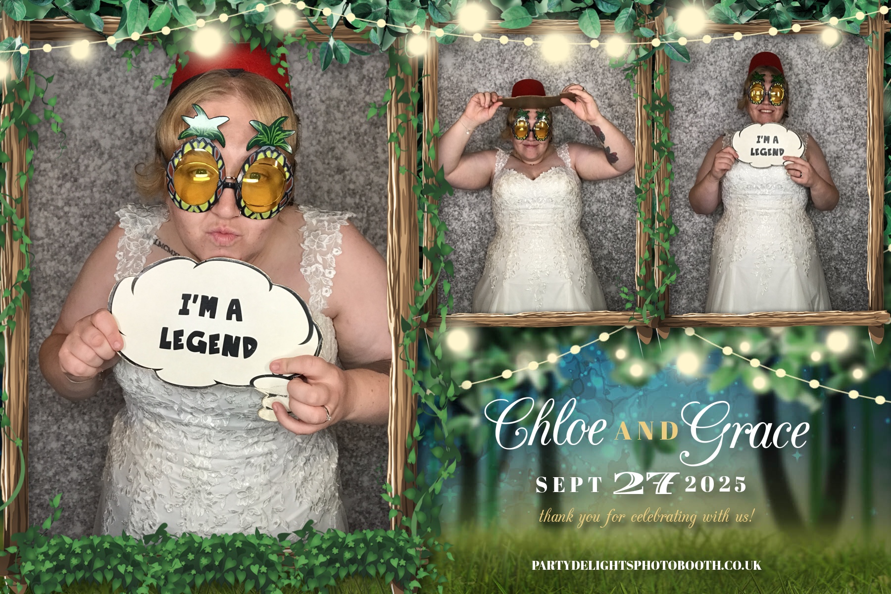 Chloe & Grace’s Wedding | View more photos from the event at gallery.partydelightsphotobooth.co.uk/u/PartyDelightsPhotoBooth/Chloe-Grace’s-Wedding