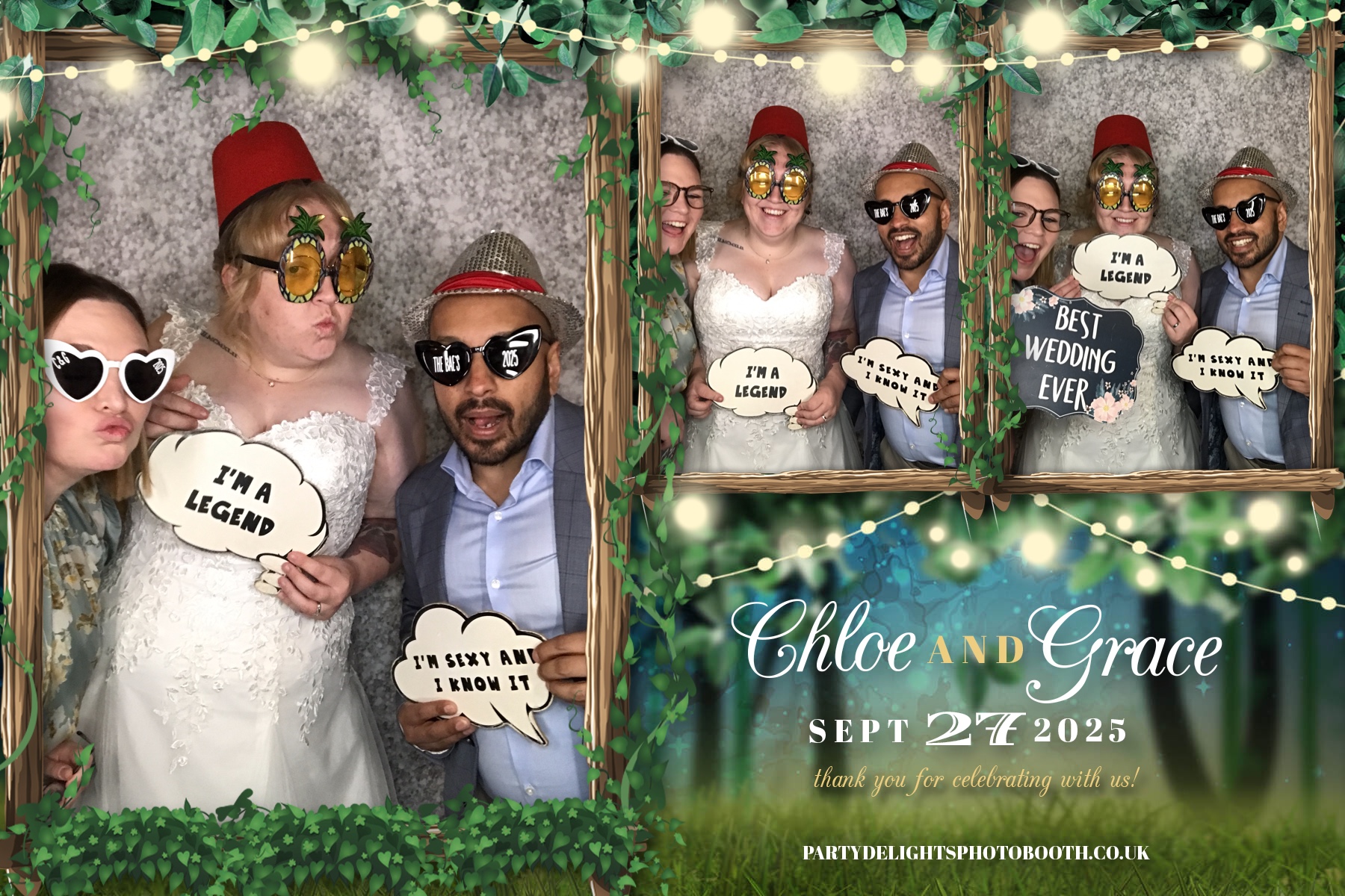 Chloe & Grace’s Wedding | View more photos from the event at gallery.partydelightsphotobooth.co.uk/u/PartyDelightsPhotoBooth/Chloe-Grace’s-Wedding