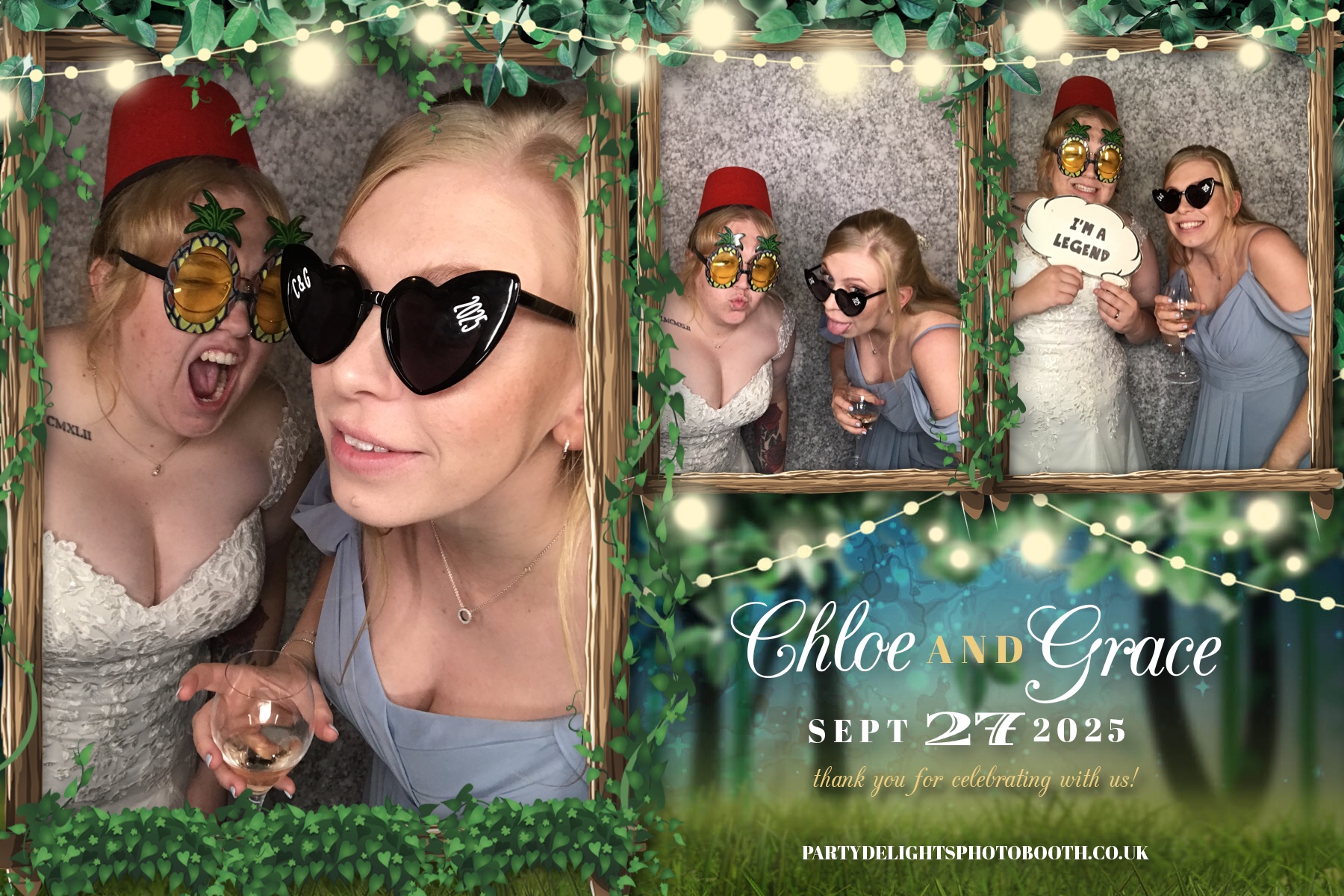 Chloe & Grace’s Wedding | View more photos from the event at gallery.partydelightsphotobooth.co.uk/u/PartyDelightsPhotoBooth/Chloe-Grace’s-Wedding