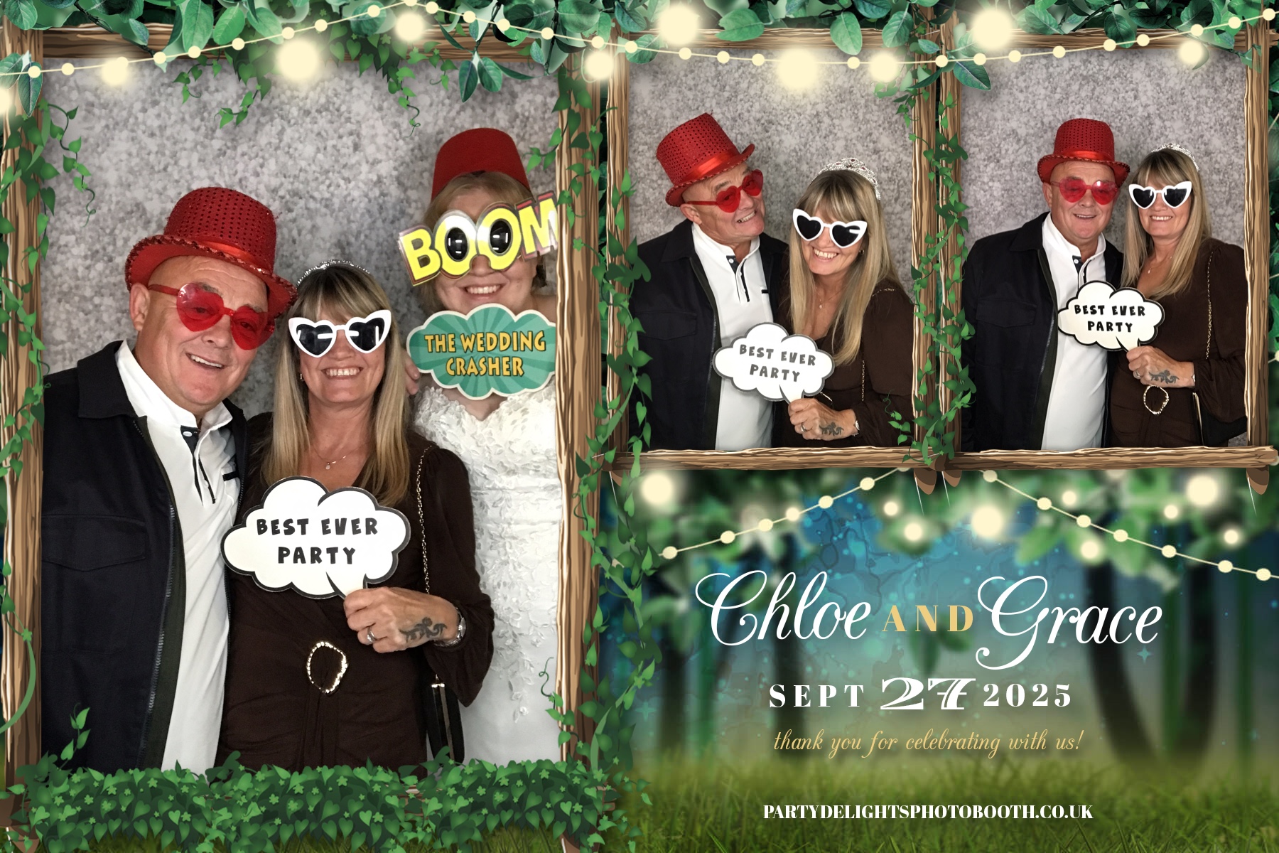 Chloe & Grace’s Wedding | View more photos from the event at gallery.partydelightsphotobooth.co.uk/u/PartyDelightsPhotoBooth/Chloe-Grace’s-Wedding