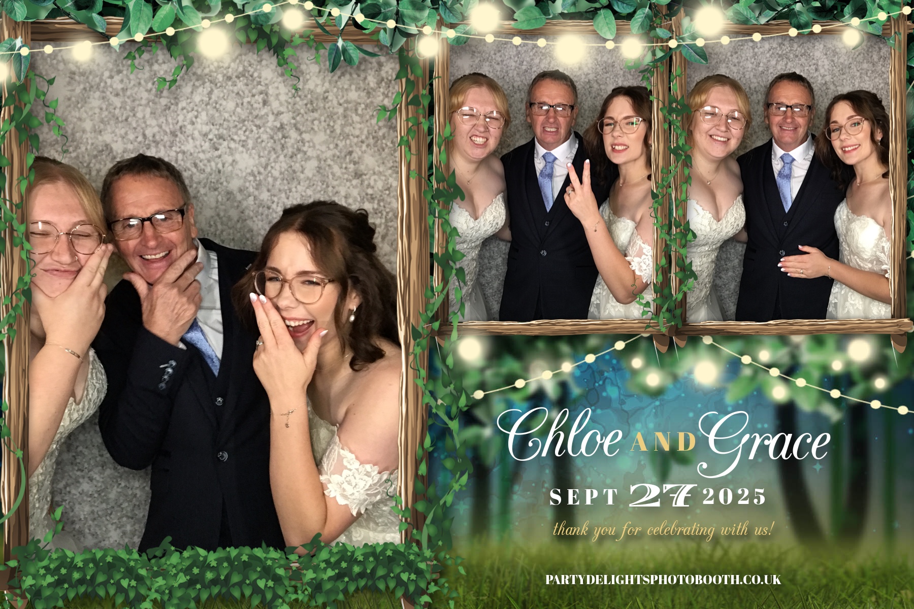 Chloe & Grace’s Wedding | View more photos from the event at gallery.partydelightsphotobooth.co.uk/u/PartyDelightsPhotoBooth/Chloe-Grace’s-Wedding