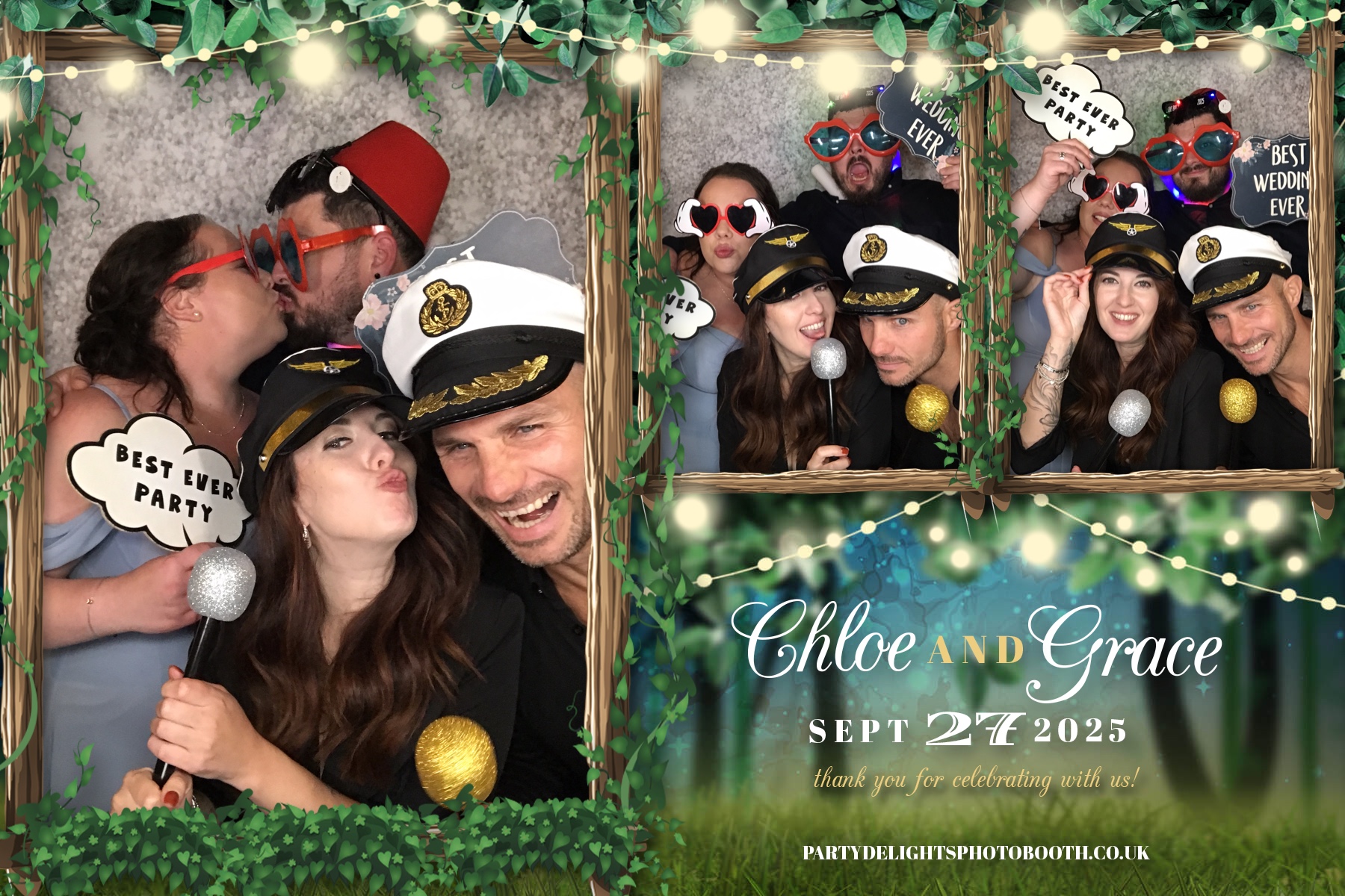 Chloe & Grace’s Wedding | View more photos from the event at gallery.partydelightsphotobooth.co.uk/u/PartyDelightsPhotoBooth/Chloe-Grace’s-Wedding