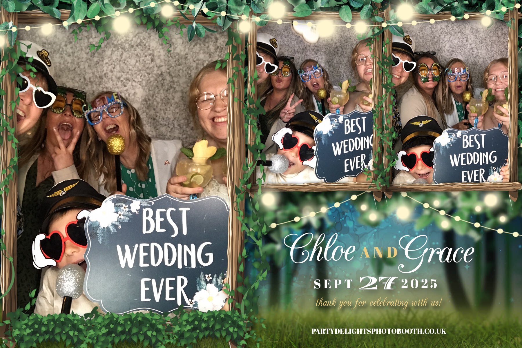Chloe & Grace’s Wedding | View more photos from the event at gallery.partydelightsphotobooth.co.uk/u/PartyDelightsPhotoBooth/Chloe-Grace’s-Wedding