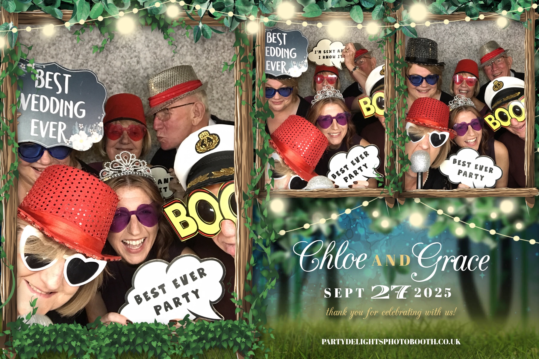 Chloe & Grace’s Wedding | View more photos from the event at gallery.partydelightsphotobooth.co.uk/u/PartyDelightsPhotoBooth/Chloe-Grace’s-Wedding