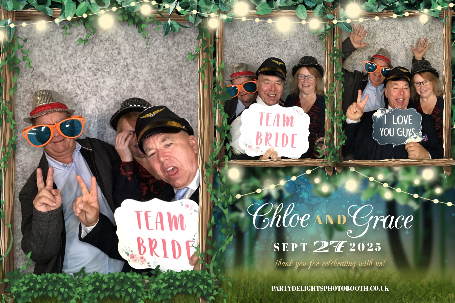 Chloe & Grace’s Wedding | View more photos from the event at gallery.partydelightsphotobooth.co.uk/u/PartyDelightsPhotoBooth/Chloe-Grace’s-Wedding