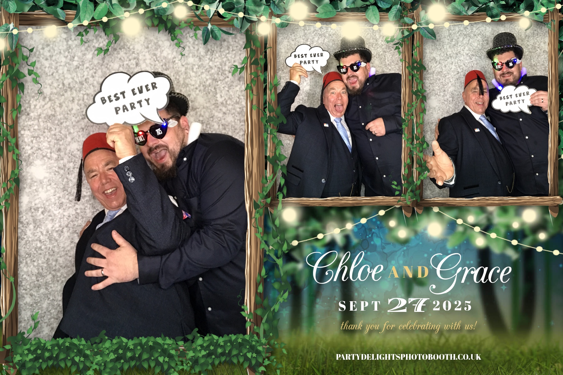 Chloe & Grace’s Wedding | View more photos from the event at gallery.partydelightsphotobooth.co.uk/u/PartyDelightsPhotoBooth/Chloe-Grace’s-Wedding