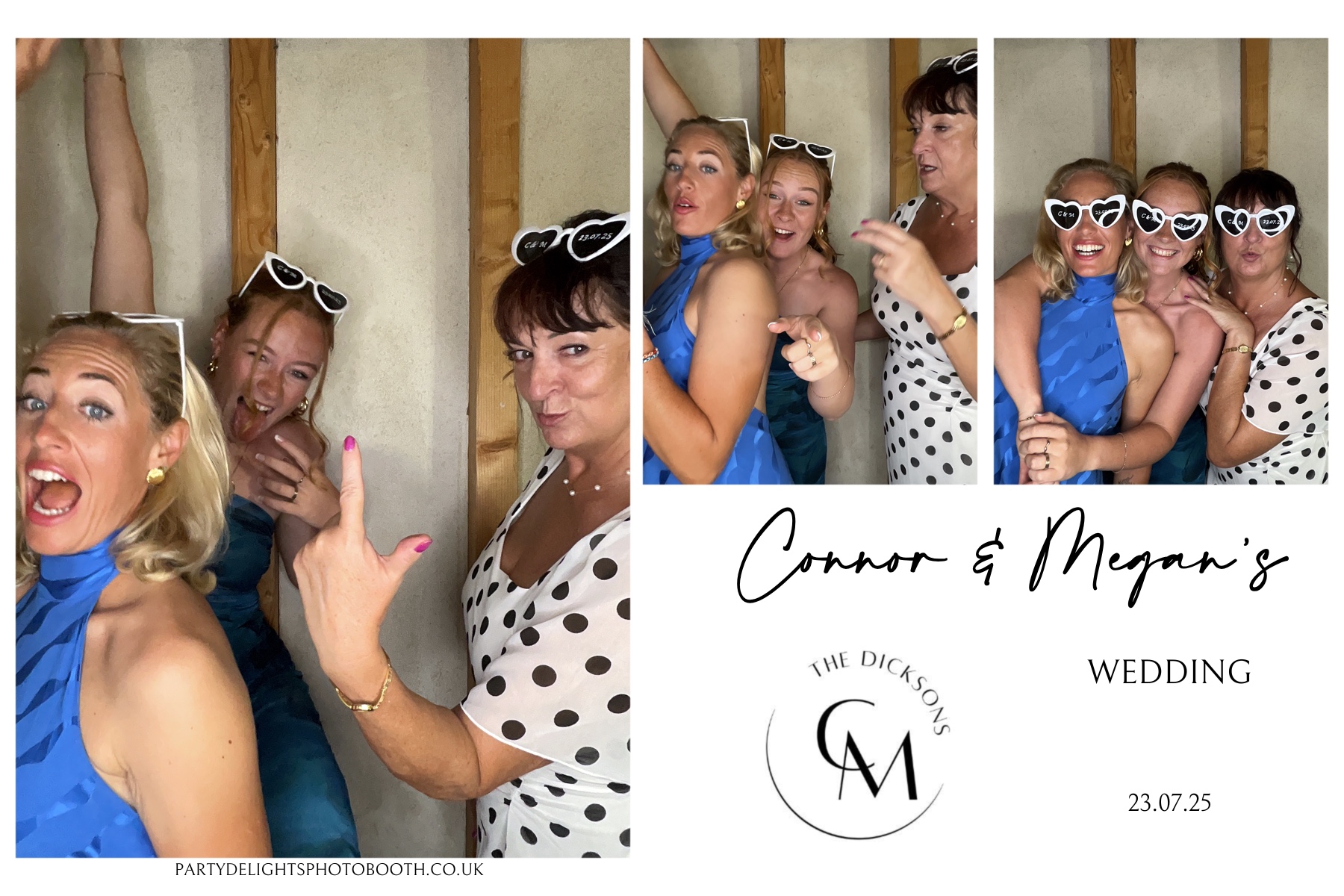 Connor and Megan's Wedding | View more photos from the event at gallery.partydelightsphotobooth.co.uk/u/PartyDelightsPhotoBooth/Connor-and-Megans-Wedding