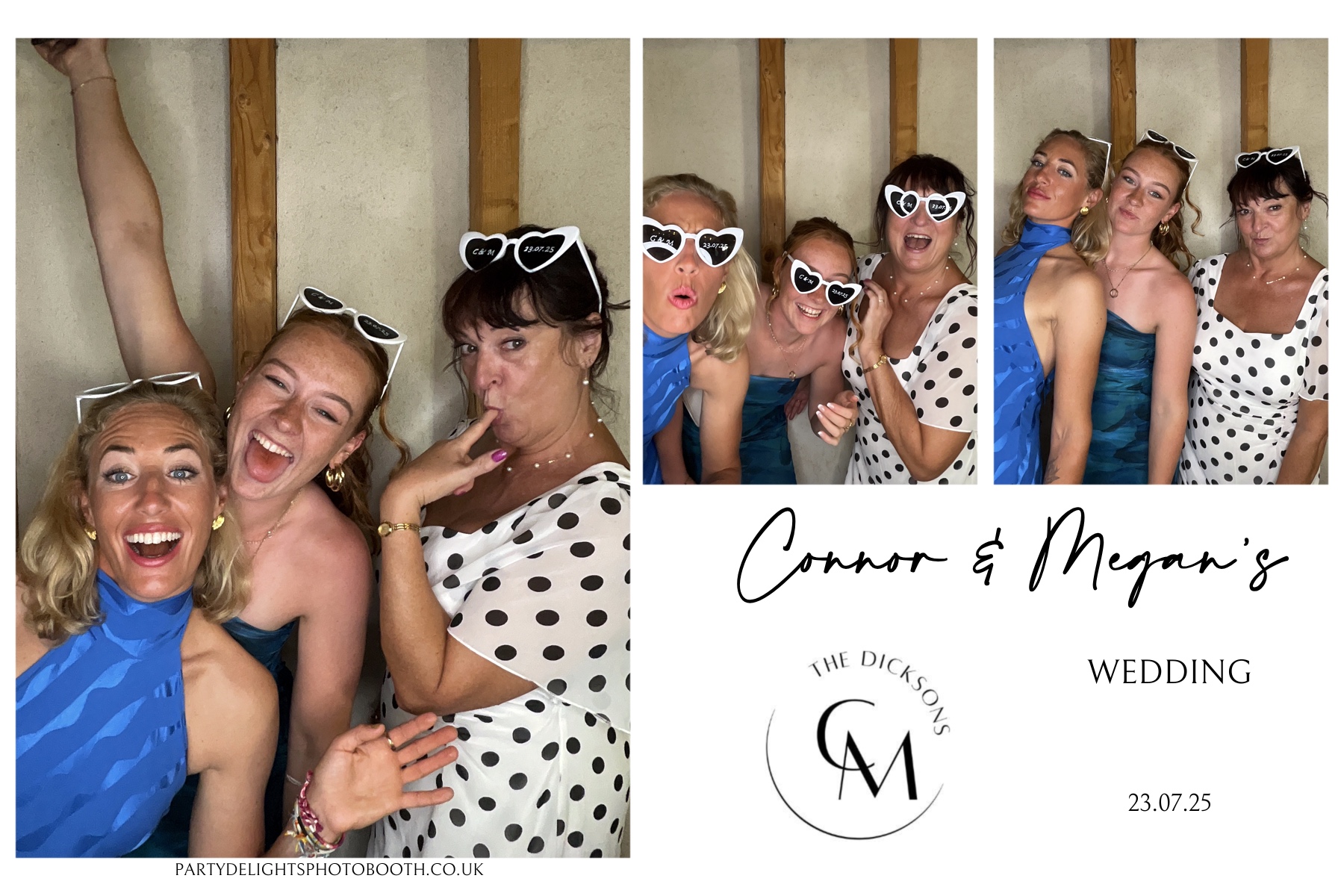 Connor and Megan's Wedding | View more photos from the event at gallery.partydelightsphotobooth.co.uk/u/PartyDelightsPhotoBooth/Connor-and-Megans-Wedding