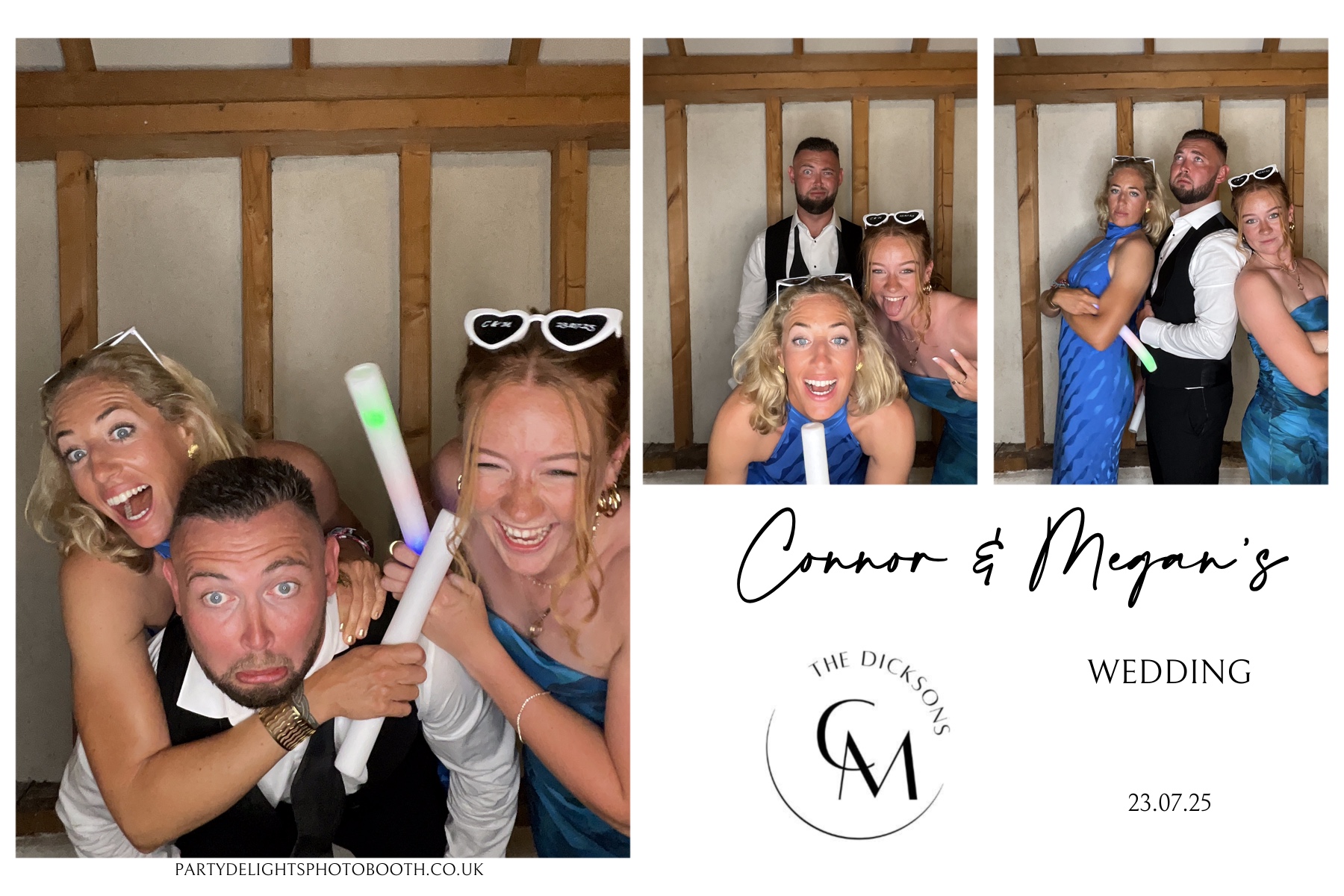 Connor and Megan's Wedding | View more photos from the event at gallery.partydelightsphotobooth.co.uk/u/PartyDelightsPhotoBooth/Connor-and-Megans-Wedding