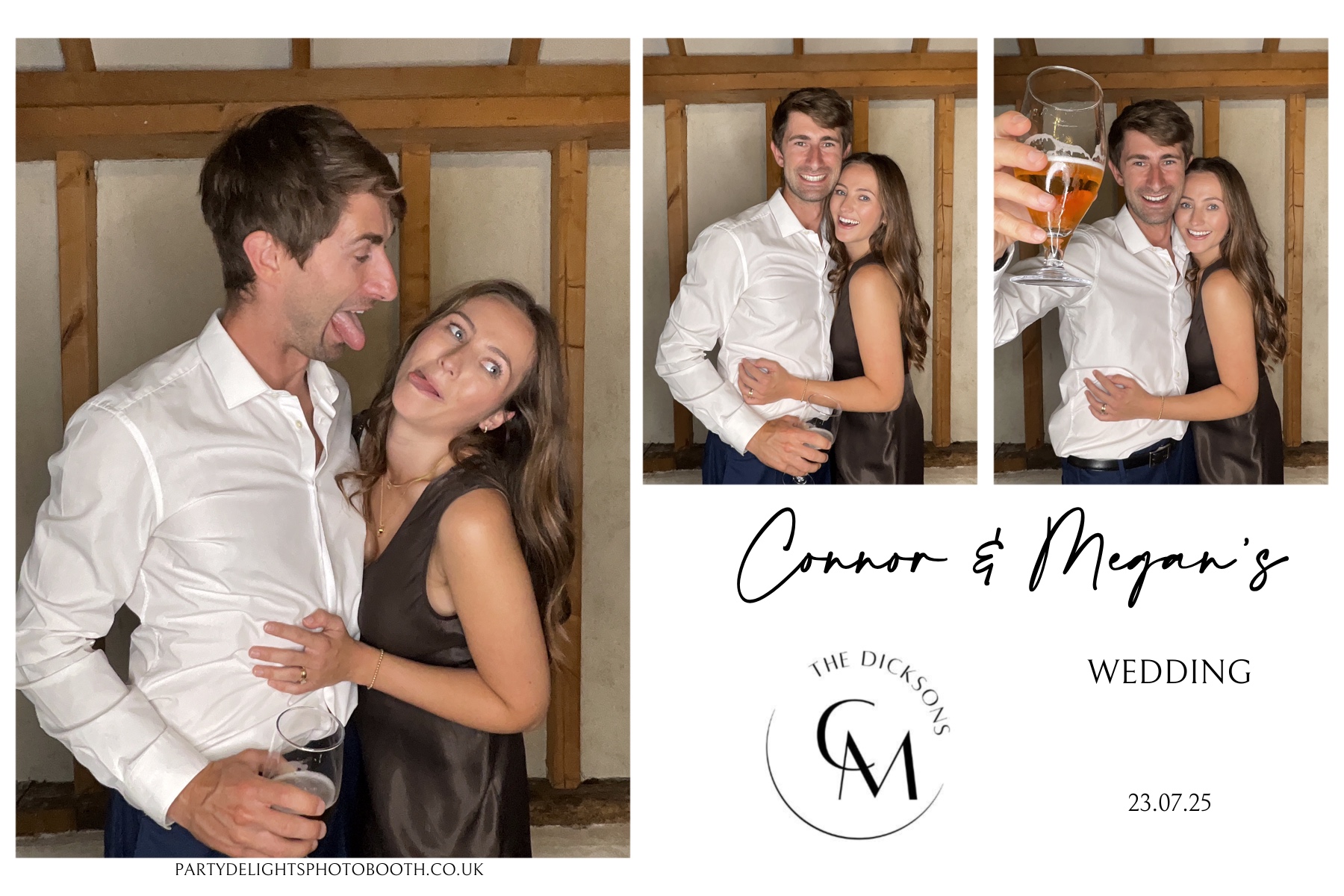 Connor and Megan's Wedding | View more photos from the event at gallery.partydelightsphotobooth.co.uk/u/PartyDelightsPhotoBooth/Connor-and-Megans-Wedding