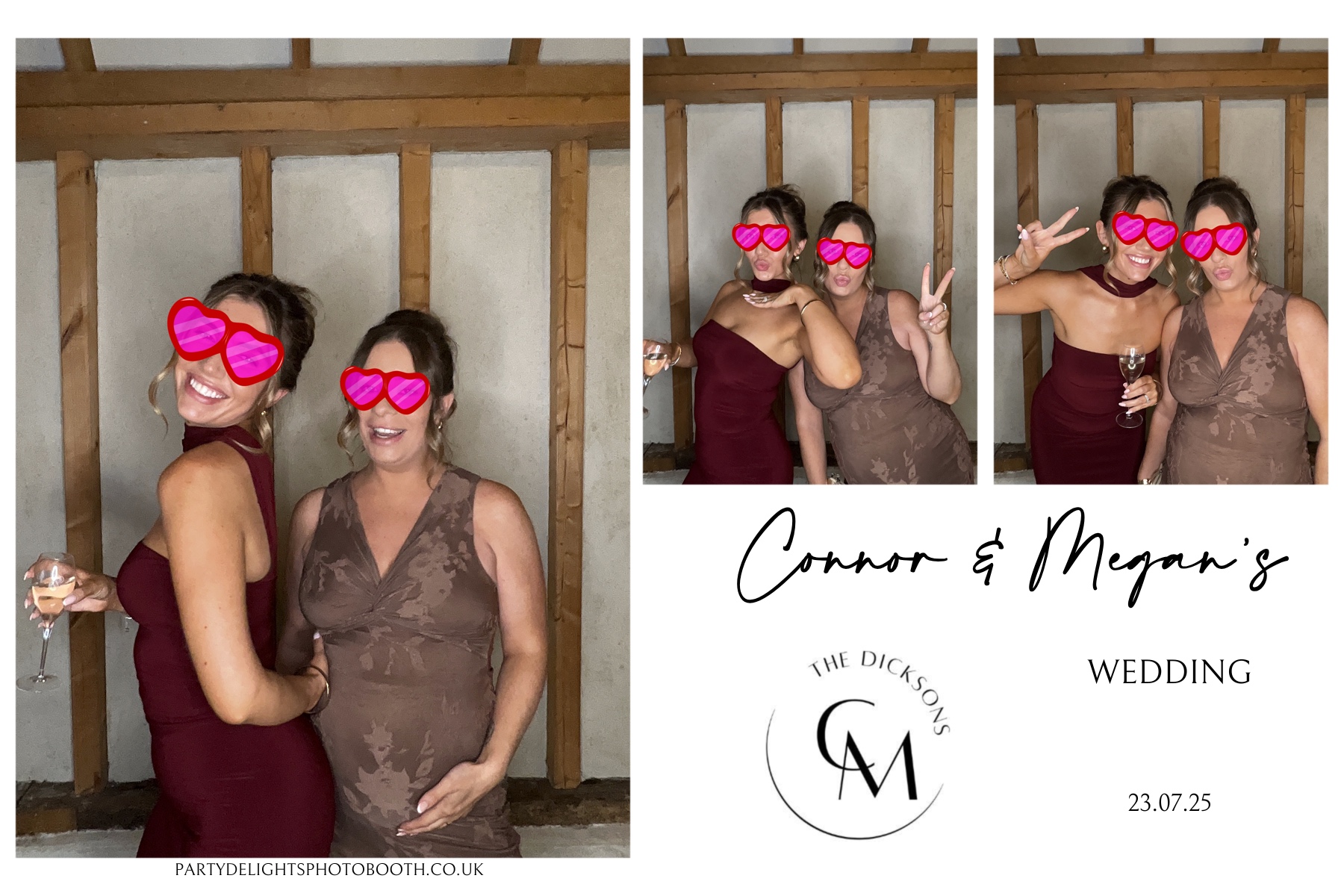 Connor and Megan's Wedding | View more photos from the event at gallery.partydelightsphotobooth.co.uk/u/PartyDelightsPhotoBooth/Connor-and-Megans-Wedding