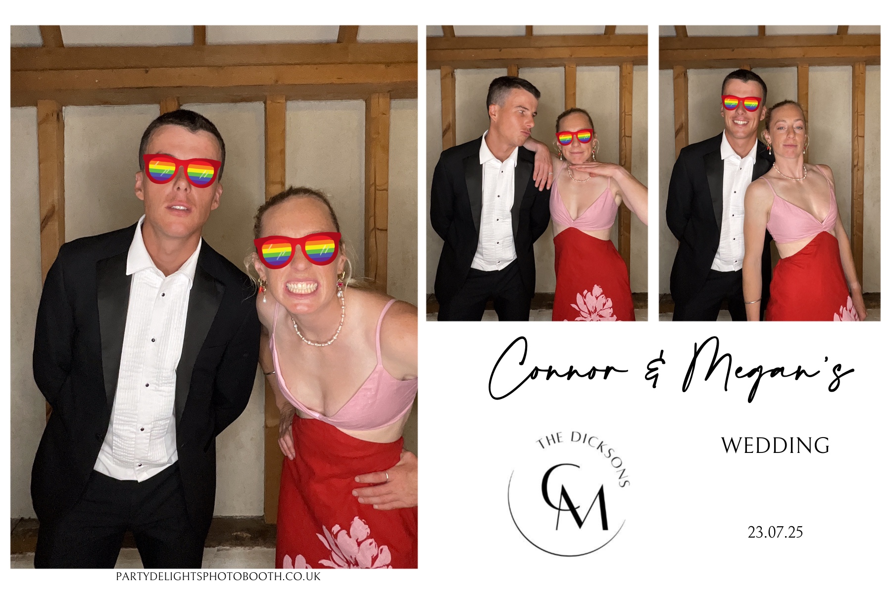 Connor and Megan's Wedding | View more photos from the event at gallery.partydelightsphotobooth.co.uk/u/PartyDelightsPhotoBooth/Connor-and-Megans-Wedding