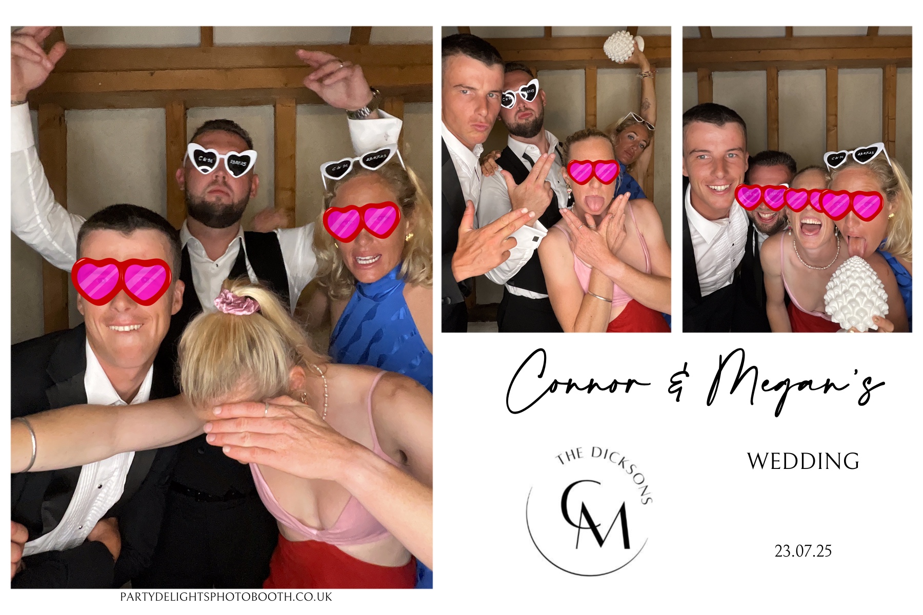 Connor and Megan's Wedding | View more photos from the event at gallery.partydelightsphotobooth.co.uk/u/PartyDelightsPhotoBooth/Connor-and-Megans-Wedding