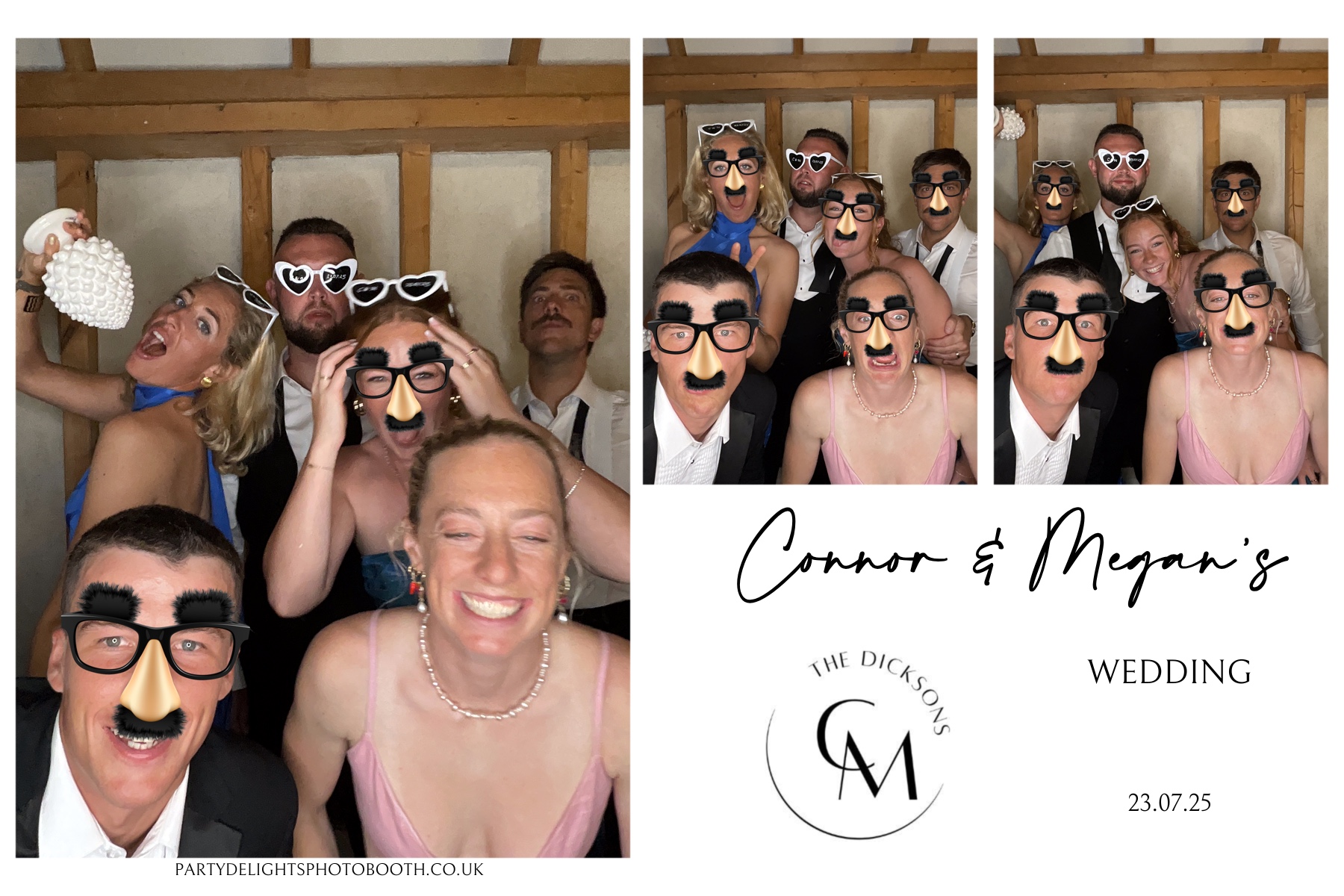 Connor and Megan's Wedding | View more photos from the event at gallery.partydelightsphotobooth.co.uk/u/PartyDelightsPhotoBooth/Connor-and-Megans-Wedding