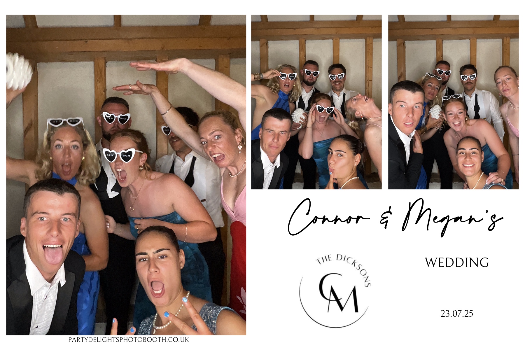 Connor and Megan's Wedding | View more photos from the event at gallery.partydelightsphotobooth.co.uk/u/PartyDelightsPhotoBooth/Connor-and-Megans-Wedding