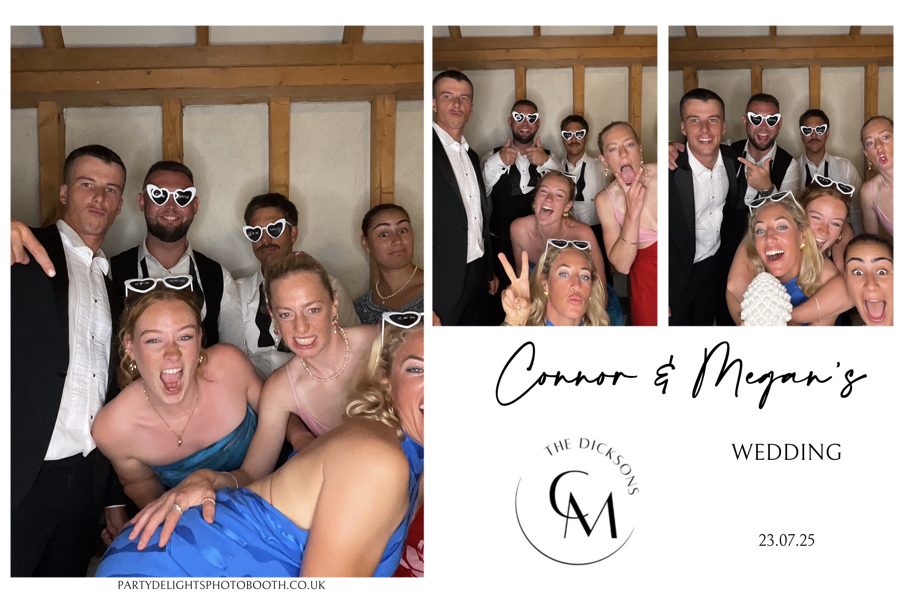 Connor and Megan's Wedding | View more photos from the event at gallery.partydelightsphotobooth.co.uk/u/PartyDelightsPhotoBooth/Connor-and-Megans-Wedding