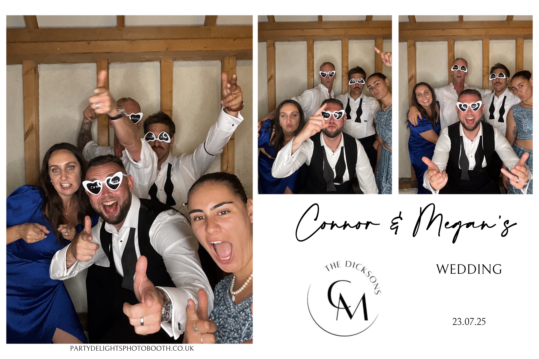 Connor and Megan's Wedding | View more photos from the event at gallery.partydelightsphotobooth.co.uk/u/PartyDelightsPhotoBooth/Connor-and-Megans-Wedding