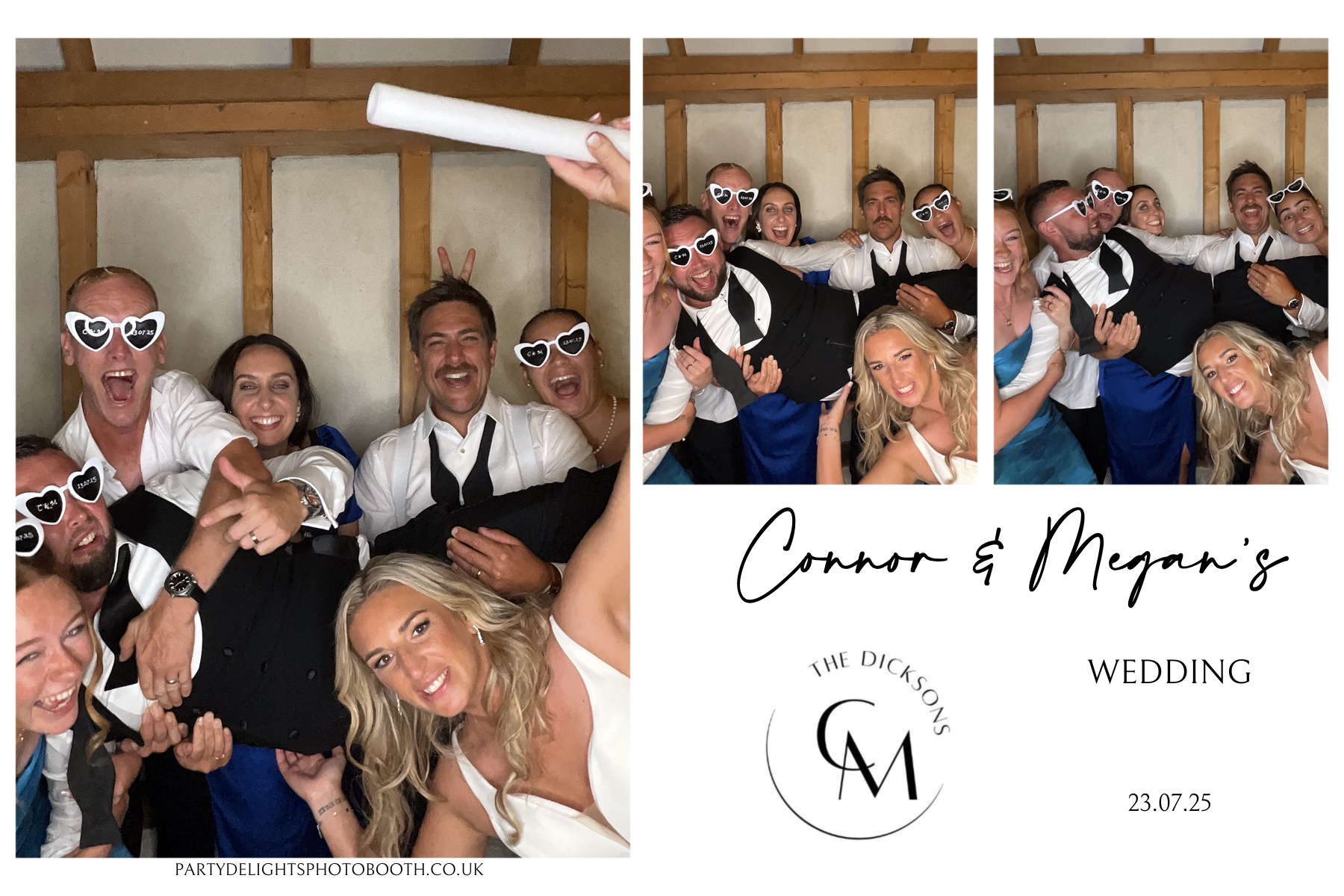 Connor and Megan's Wedding | View more photos from the event at gallery.partydelightsphotobooth.co.uk/u/PartyDelightsPhotoBooth/Connor-and-Megans-Wedding