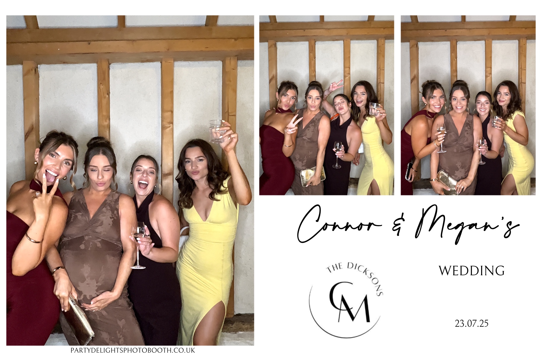 Connor and Megan's Wedding | View more photos from the event at gallery.partydelightsphotobooth.co.uk/u/PartyDelightsPhotoBooth/Connor-and-Megans-Wedding